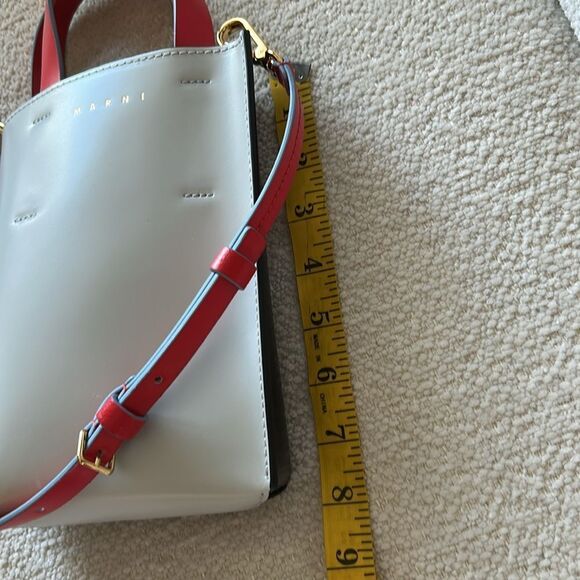 MARNI Mini Leather Tote Bag,Grey/ Black, NEW no tags comes with Dust bag. - Picture 13 of 13
